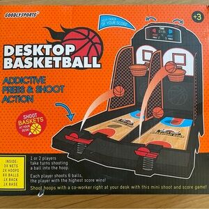 Desktop Basketball Toy - Orange & Black